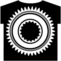 Gear wheel T-shirt